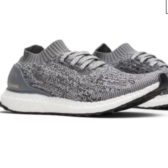 ADIDAS Ultra Boost Uncaged Sneakers Primeknit Upper Pixelated Gray Women’s 9.5 - Picture 2 of 13